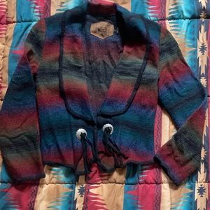 Small wool western blazer jacket